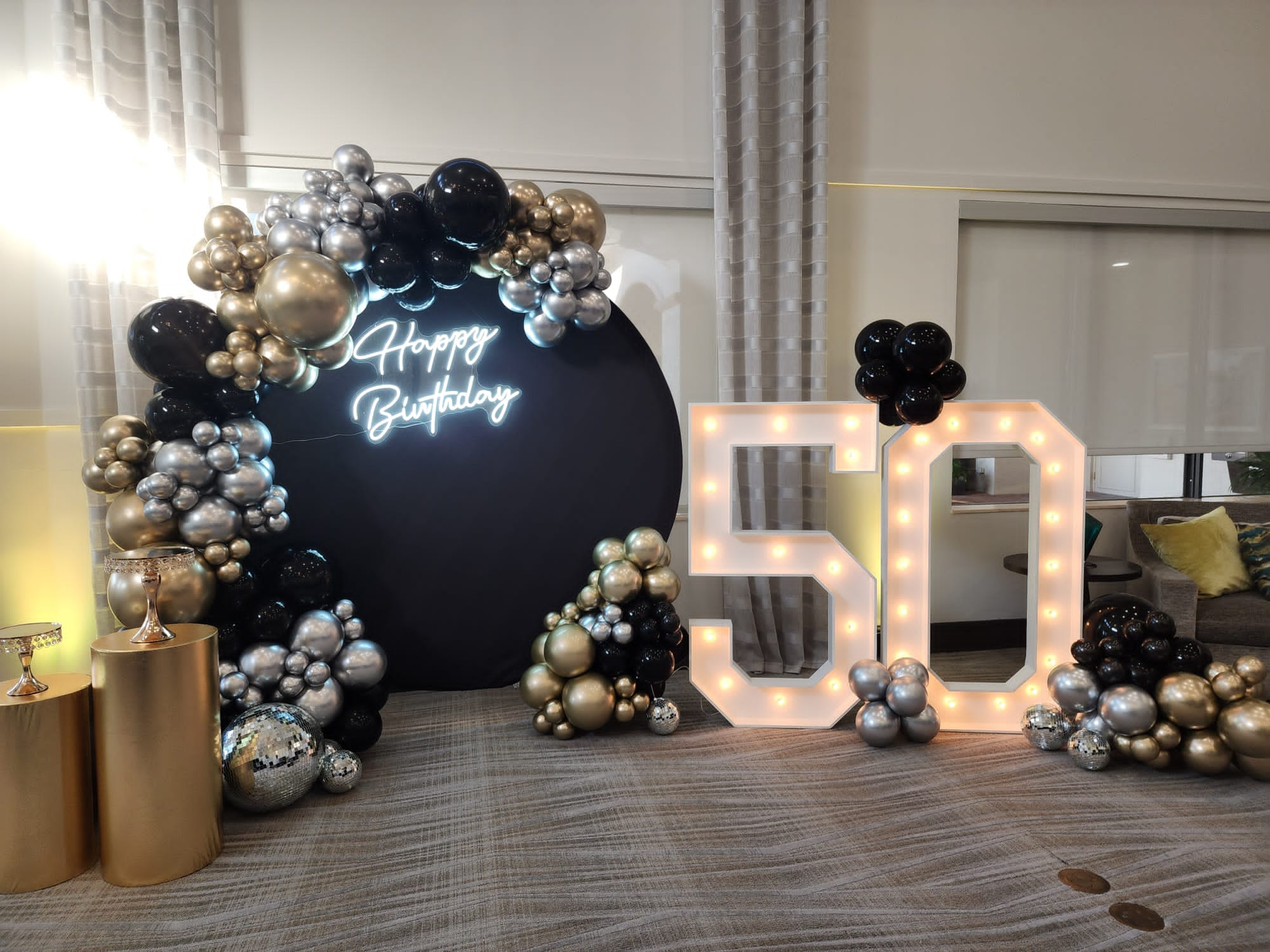 5ft Marquee Numbers - Perfectly Posh Party Rentals